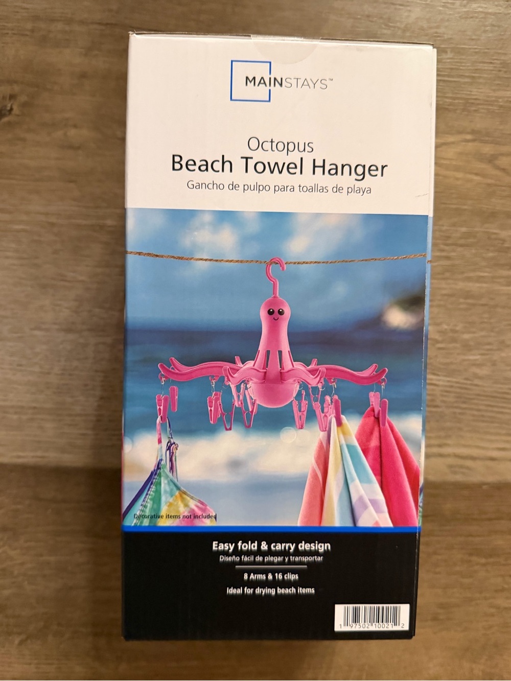 Octopus Beach Towel Hanger - Pink